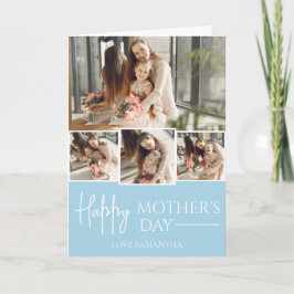 Fijne Moedersdag | Eenvoudig Modern Lettertype 5 F Kaart