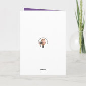 Fijne Moedersdag Grappige Kat in Beer Hoed Humor  Feestdagen Kaart (Achterkant)