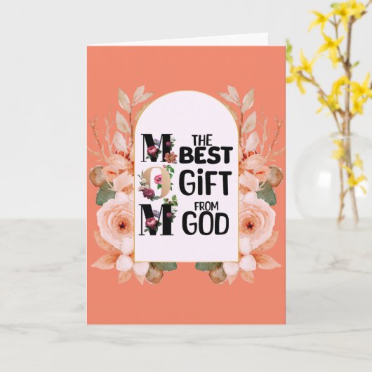 Fijne Moedersdag Kaart (Gele Bloem)