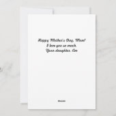 Fijne Moedersdag met berendesign Feestdagenkaart (Achterkant)