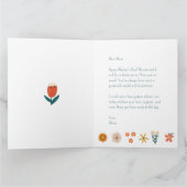 Fijne Moedersdag Moderne Beste Moeder Bloem Foto Kaart (Binnen)