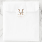 Fijne Moedersdag Moderne Monogram Stickers (Tas)