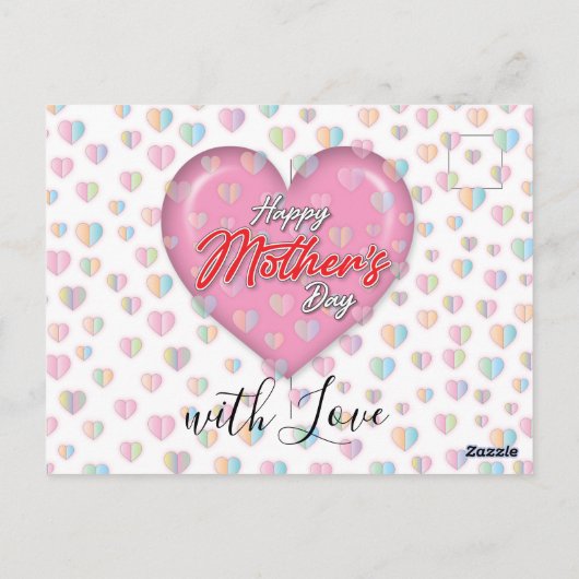 Fijne Moedersdag Ontwerp Briefkaart (Achterkant)