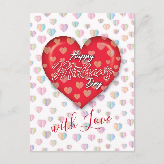 Fijne Moedersdag Ontwerp Briefkaart (Voorkant)