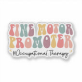 Fijne motorische promotor, ergotherapie sticker (Voorkant)