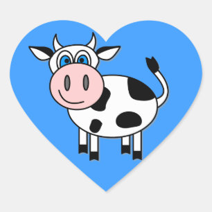 Fijne Mr Koe Hart Sticker