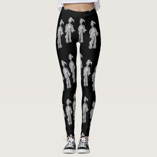 Fijne mummies op zwart leggings (Voorkant)
