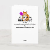 Fijne National Lazy Moms Day! Grappige feestdagen Kaart (Achterkant)