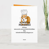 Fijne National Seafood Bisque Dag Kaart (Achterkant)