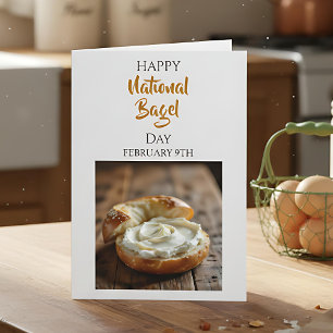 Fijne Nationale Bageldag   9 februari Kaart