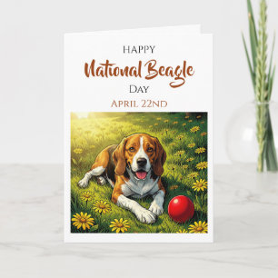 Fijne Nationale Beagledag 22 april Kaart