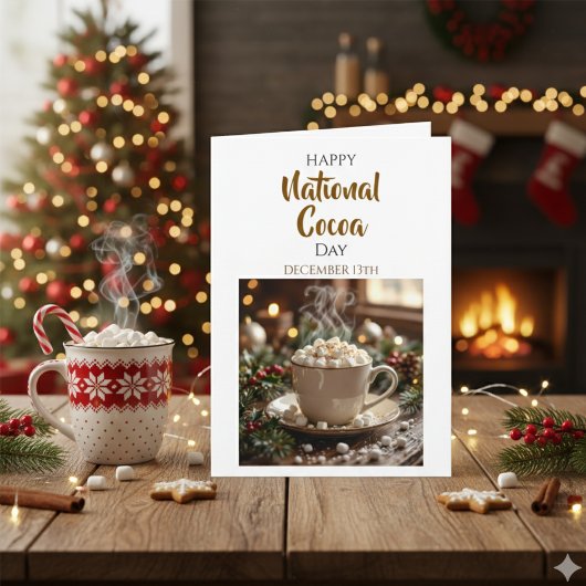 Fijne Nationale Cacaodag! 13 december Kaart