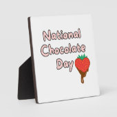Fijne nationale chocoladedag fotoplaat (Voorkant)