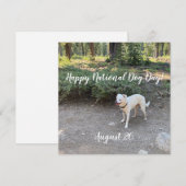 Fijne Nationale Dag!  Feestdagenkaart (Voorkant / Achterkant)