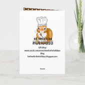 Fijne Nationale Dag van de Chocolade Cupcake Kaart (Achterkant)