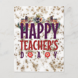 Fijne Nationale Dag van Leerkrachten Feestdagenkaart