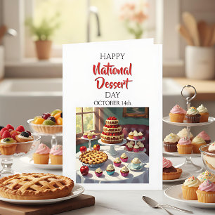 Fijne Nationale Dessert Dag   14 oktober Kaart