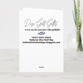 Fijne Nationale Discgolf Dag  Kaart (Achterkant)