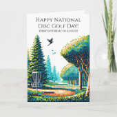 Fijne Nationale Discgolf Dag  Kaart (Voorkant)