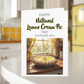 Fijne Nationale Lemon Cream Pie-dag | 29 nov Kaart