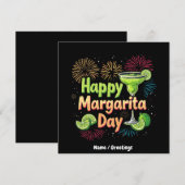 Fijne Nationale Margarita Dag Kaart (Voorkant / Achterkant)