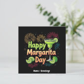 Fijne Nationale Margarita Dag Kaart (Staand voorkant)