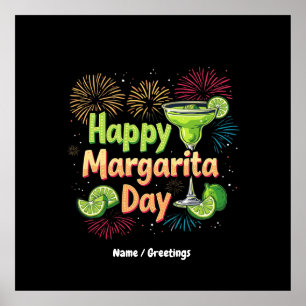 Fijne Nationale Margarita Dag Poster