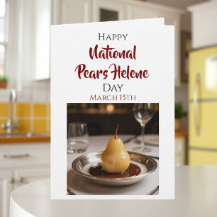 Fijne Nationale Peren Helene Dag   15 maart Kaart