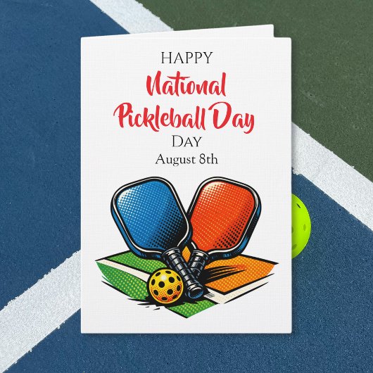 Fijne Nationale Pickleball Dag | 8 augustus Kaart