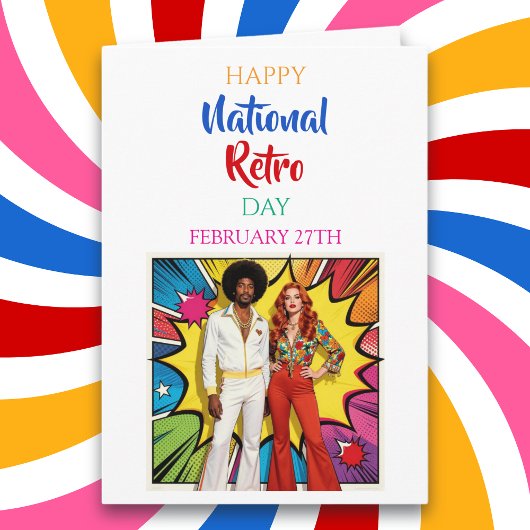 Fijne Nationale Retro Dag | 27 februari Kaart