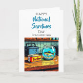 Fijne Nationale Sardinedag | 24 november Kaart (Voorkant)