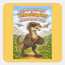 Fijne Nationale Velociraptor Bewustzijnsdag – Grap