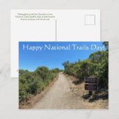Fijne Nationale Wandelpaden Dag! Ansichtkaart Briefkaart (Voorkant / Achterkant)