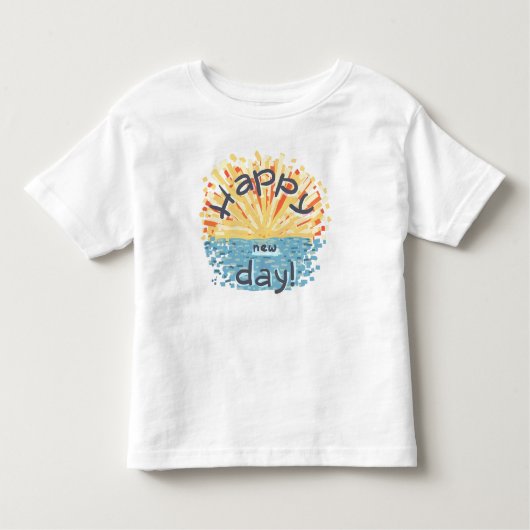Fijne nieuwe dag! kinder shirts (Voorkant)