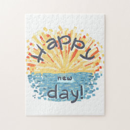 Fijne nieuwe dag! legpuzzel