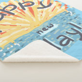 Fijne nieuwe dag! sherpa deken (3/4)