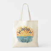 Fijne nieuwe dag! tote bag (Achterkant)
