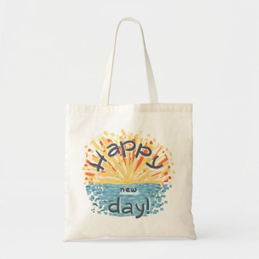 Fijne nieuwe dag! tote bag (Voorkant)