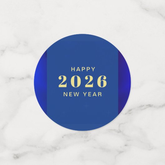 Fijne Nieuwjaarstafel Confetti (Kleine voorkant)