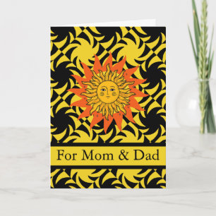 Fijne Norooz voor Ouders Zon Design Feestdagen Kaart