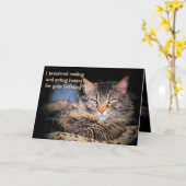 Fijne oefening voor je verjaardag. Ik haatte het. Kaart (Gele Bloem)