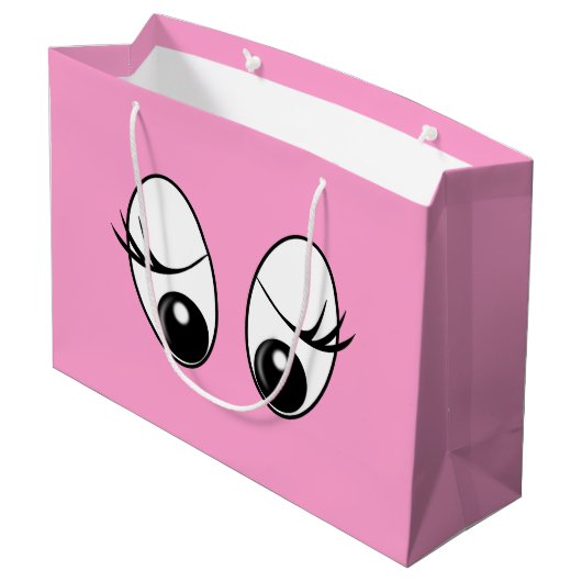 Fijne Ogen Gift Zak Groot Cadeauzakje (Achterkant Gekanteld)