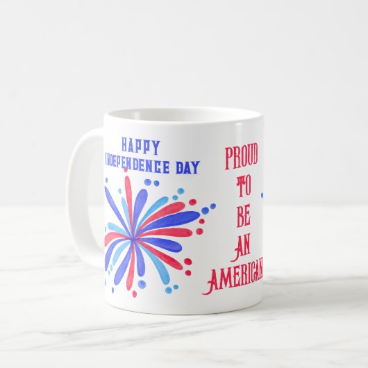 Fijne Onafhankelijkheidsdag Koffiemok (Voorkant links)