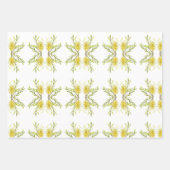 Fijne, opvallende aquarel honingeter inpakpapier vel (Voorkant 3)