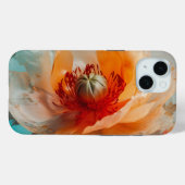 Fijne Oranje bloem Case-Mate iPhone Case (Achterkant (horizontaal))