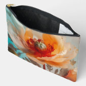 Fijne Oranje bloem Etui (Open)