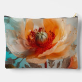 Fijne Oranje bloem Etui (Achterkant)