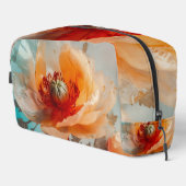 Fijne Oranje bloem Toilettasje (Rechterhoek)