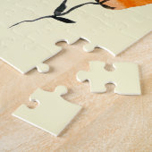 Fijne oranje en gele bloemen legpuzzel (Zijkant)