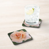 Fijne Oranje Roos Bloom Floral Bier Onderzetter (Rechterzijde)